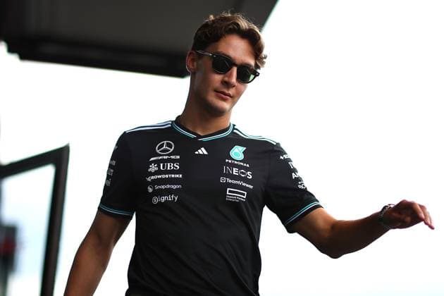 F1 Gran Prix of Austria George Russell of Mercedes-AMG F1 Team looks on before practice ahead of the F1 Grand Prix of Austria at Redbull Ring on June 27 2025 in Spielberg, Austria. Spielberg Redbull Ring Austria Copyright: xBasilex