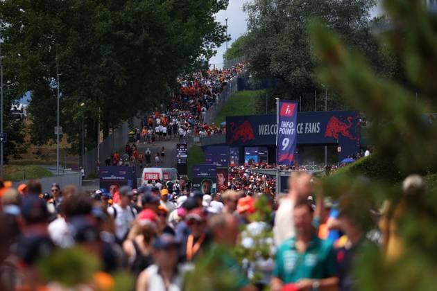 F1 Gran Prix of Austria Supporters are seen during practice ahead of the F1 Grand Prix of Austria at Redbull Ring on June 27 2025 in Spielberg, Austria. Spielberg Redbull Ring Austria Copyright: xBasilex