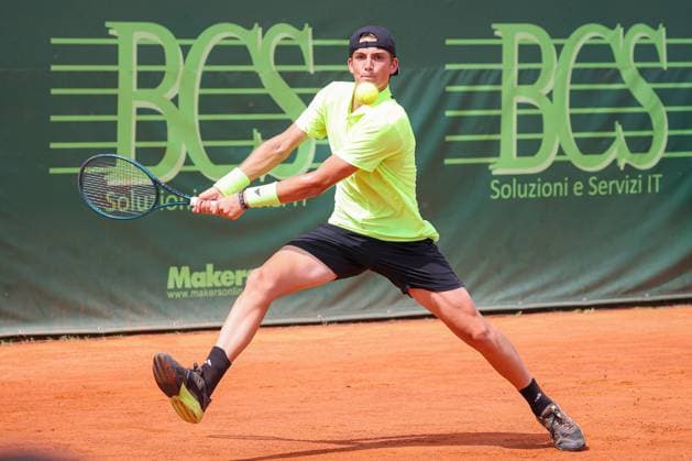 Jacopo Vasami during 2025 ATP, Tennis Herren Challenger Milano, International Tennis match in Milan, Italy, June 27 2025  Copyright: xRobertaxCorradin IPAxSportx xipa-agency.netx xx IPA_59548769 IPA_Agency_IPA59548769