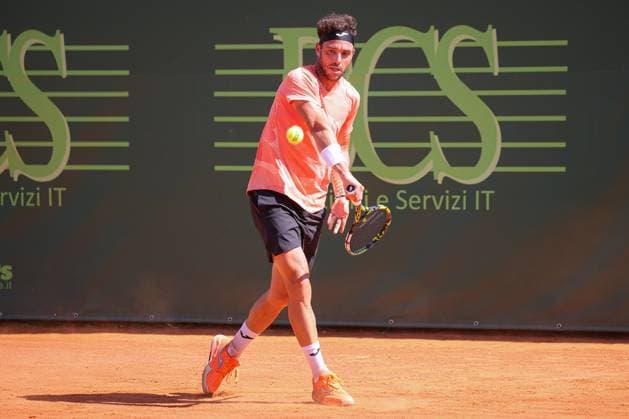 Marco Cecchinato during 2025 ATP, Tennis Herren Challenger Milano, International Tennis match in Milan, Italy, June 27 2025  Copyright: xRobertaxCorradin IPAxSportx xipa-agency.netx xx IPA_59548806 IPA_Agency_IPA59548806