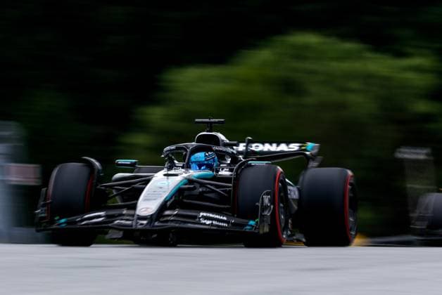 63 George Russell GBR, Mercedes AMG Petronas F1 Team , F1 Grand Prix of Austria at Red Bull Ring on June 27, 2025 in Spielberg, Austria Photo by HOCH ZWEI Spielberg Austria