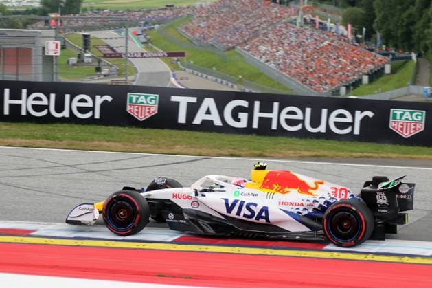 Spielberg, Austria June 26 29, 2025 FIA Formula 1 World Championship Grand Prix Austria 2025 Free Practice 1 In the picture Liam Lawson NZL Red Bull Ring Styria Copyright: xFotostandx xHorstxBernhardtx