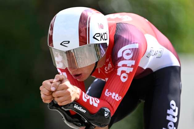 Belgian 2025 National Championship Brasschaat 27 06 2025 BRASSCHAAT, BELGIUM - JUNE 27 : Segaert Alec of Lotto during the Men Elite Individual Time Trial of the Belgian National Championships 2025 xxrd edition an UCI National Championships cycling race of 10 km with start in Aaaaa and finish in Brasschaat on June 27, 2025 in Brasschaat, Belgium, 27 06 2025 Brasschaat Belgium  Copyright: xJanxDexMeuleneirx