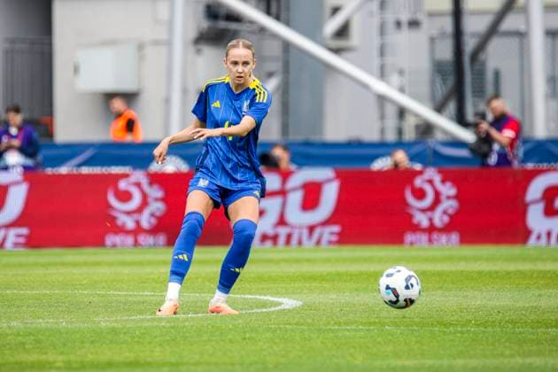 Fußball, Frauen, Länderspiel, Polen - Ukraine MIELEC, POLSKA 27.06.2025 PILKA NOZNA KOBIET MECZ TOWARZYSKI POLSKA - UKRAINA== FOOTBALL WOMENS FRIENDLY GAME MATCH POLAND - UKRAINE NZ Yana KOTYK FOT. JACEK STANISLAWEK 400mm.pl NEWSPIX.PL --- newspix.pl 