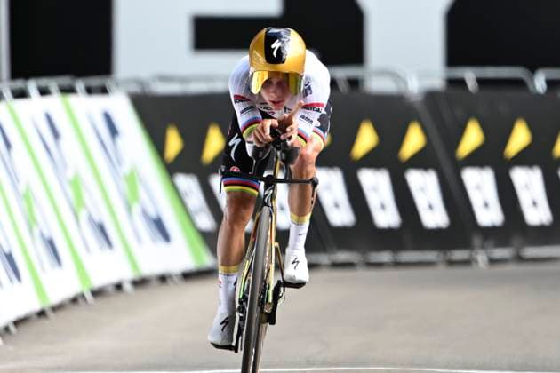 Belgian 2025 National Championship Brasschaat 27 06 2025 BRASSCHAAT, BELGIUM - JUNE 27 : Evenepoel Remco of Soudal - Quick-Step during the Men Elite Individual Time Trial of the Belgian National Championships 2025 xxrd edition an UCI National Championships cycling race of 10 km with start in Aaaaa and finish in Brasschaat on June 27, 2025 in Brasschaat, Belgium, 27 06 2025 Brasschaat Belgium  Copyright: xJanxDexMeuleneirx