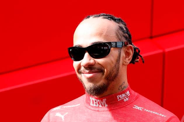 27 06 2025, xsvx, Motorsport FIA Formula 1, Austrian Grand Prix v l Lewis Hamilton Ferrari starting number 44 FIA REGULATIONS PROHIBIT ANY USE OF PHOTOGRAPHS as IMAGE SEQUENCES and or QUASI VIDEO Zeltweg Spielberg