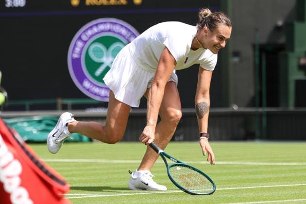 June 27, 2025, London, Celestynow, England: ARYNA SABALENKA during the practice session before Championships 2025 at Wimbledon AELTC in London. London England - ZUMAc278 20250627_zsp_c278_024 Copyright: xMarcinxCholewinskix