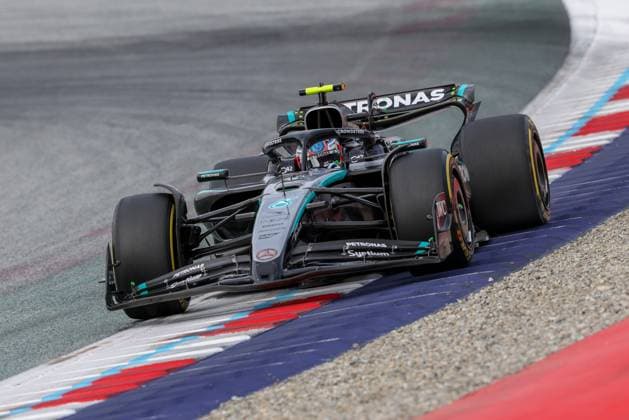 Kimi Antonelli Mercedes AMG Petronas 12 , 2 Free Practice, Grand Prix of Austria, Motorsport, Men, Formula 1, 27 06 2025 Spielberg Styria Austria Copyright: xkolbert-press ChristianxKolbertx