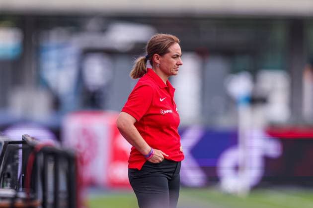 27.06.2025 MIELEC, UL.SOLSKIEGO, STADION IMIENIEM GRZEGORZA LATY PILKA NOZNA KOBIET ( WOMEN S FOOTBALL) ZGRUPOWANIE REPREZENTACJI POLSKI KOBIET PRZED MISTRZOSTWAMI EUROPY KOBIET - uefa women s euro 2025 MECZ TOWARZYSKI REPREZENTACJI KOBIET ( International Friendly, Länderspiel, Nationalmannschaft GAME) MECZ POLSKA - UKRAINA ( GAME POLAND - UKRAINE ) NZ NINA PATALON TRENERKA HEAD COACH SELEKCJONERKA REPREZNTACJI KOBIET FOTO LUKASZ GROCHALA CYFRASPORT NEWSPIX.PL --- Newspix.pl  20250627CSLG2054