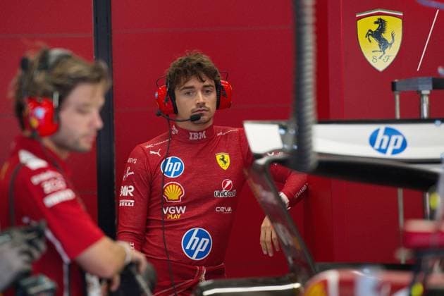 NÂ°16 Charles Leclerc MC Scuderia Ferrari HP during MSC Cruises Austrian Grand Prix 2025 FP1& FP2 Pit Line, Formula 1 Championship in Austria, Austria, June 27 2025  Copyright: xOttoxMoretti IPAxSportx xipa-agency.netx xx IPA_59555206 IPA_Agency_IPA59555206