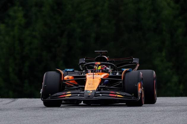 Oscar Piastri McLaren Formula 1 Team, Australia, 81 in MCL39, AUT, Formula 1 World Championship, MSC Cruises Grand Prix of Austria, Red Bull Ring Spielberg, Free Practice, 2025 season, 27 06 2025 AUT, Formula 1 World Championship, MSC Cruises Grand Prix of Austria, Red Bull Ring Spielberg, Free Practice, 2025 season, 27 06 2025 Spielberg Copyright: xEibner-Pressefoto Memmlerx EP_MMR