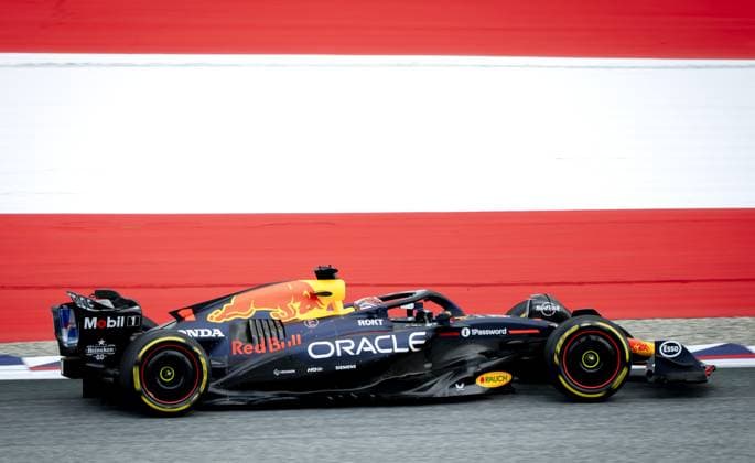 SPIELBERG - Max Verstappen (Red Bull Racing) at the Red Bull Ring race track during the first free practice session ahead of the Grand Prix of Austria. ANP SANDER KING xVIxANPxSportx xxANPxIVx 530589507 originalFilename: 530589507.jpg