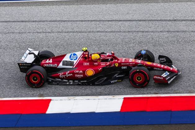 2025 Formula One Austrian Grand Prix Red Bull Ring, Spielberg, Austria. 27.June.2025; Lewis Hamilton of Great Britain and Scuderia Ferrari during Free Practice 2 Formula One Austrian Grand Prix Spielburg Red Bull Ring Austria Copyright: xJayxHiranox
