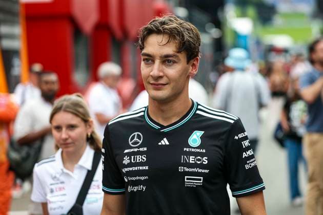 63 George Russell GBR, Mercedes AMG Petronas F1 Team , F1 Grand Prix of Austria at Red Bull Ring on June 27, 2025 in Spielberg, Austria Photo by HOCH ZWEI Spielberg Austria
