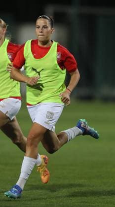 27.06.2025 Stara Pazova Serbia-Iceland international frriendly women s football match Mina Matijevic Serbia :