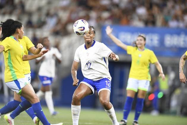 FOOTBALL FEMININ : France vs BrÃ sil au Stade des Alpes Grenobe - France - 27 06 2025 French KATOTO Marie ANTOINETTE scoring goal during the women s International Friendly, Länderspiel, Nationalmannschaft football match between France and Brazil at the Stade of Alpes Grenobe France, on June 27, 2025.  Copyright: xMourad_ALLILIx