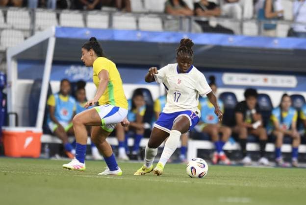 FOOTBALL FEMININ : France vs BrÃ sil au Stade des Alpes Grenobe - France - 27 06 2025 BALTEMORE Sandy of France during the women s International Friendly, Länderspiel, Nationalmannschaft football match between France and Brazil at the Stade of Alpes Grenobe France, on June 27, 2025.  Copyright: xMourad_ALLILIx