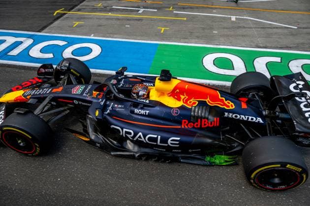 SPIELBERG, AUSTRIA: Max Verstappen, racing for the Red Bull Racing team during the 2025 Formula 1 Austrian Grand Prix at the Red Bull Ring in Spielberg, Austria
