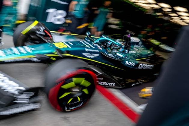 SPIELBERG, AUSTRIA: Lance Stroll, racing for the Aston Martin F1 team during the 2025 Formula 1 Austrian Grand Prix at the Red Bull Ring in Spielberg, Austria