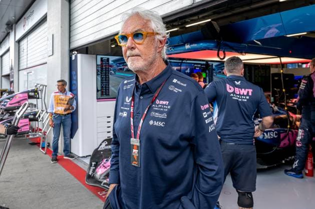 SPIELBERG, AUSTRIA: Flavio Briatore, racing for the Alpine team during the 2025 Formula 1 Austrian Grand Prix at the Red Bull Ring in Spielberg, Austria