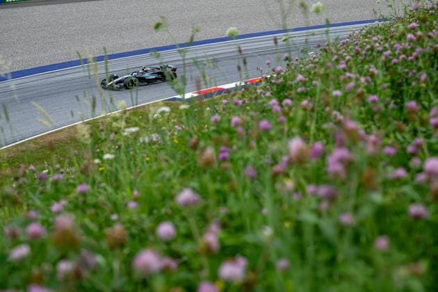 SPIELBERG, AUSTRIA: Andrea Kimi Antonelli, racing for the Mercedes team during the 2025 Formula 1 Austrian Grand Prix at the Red Bull Ring in Spielberg, Austria