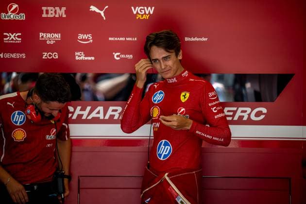 SPIELBERG, AUSTRIA: Dino Beganovic, The reserve driver for the Ferrari team, at the 2025 Formula 1 Austrian Grand Prix at the Red Bull Ring in Spielberg, Austria.