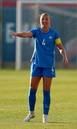 27.06.2025 Stara Pazova Serbia-Iceland international frriendly women s football match Glodis Perla Viggosdottir Iceland :