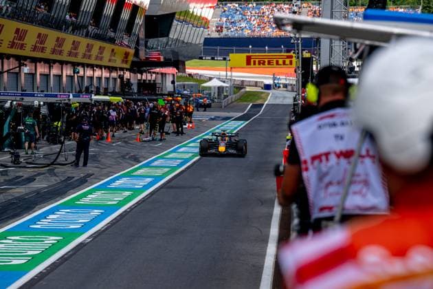 SPIELBERG, AUSTRIA: Max Verstappen, racing for the Red Bull Racing team during the 2025 Formula 1 Austrian Grand Prix at the Red Bull Ring in Spielberg, Austria