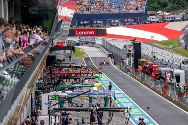 SPIELBERG, AUSTRIA: Alex Dunne, , at the 2025 Formula 1 Austrian Grand Prix at the Red Bull Ring in Spielberg, Austria.