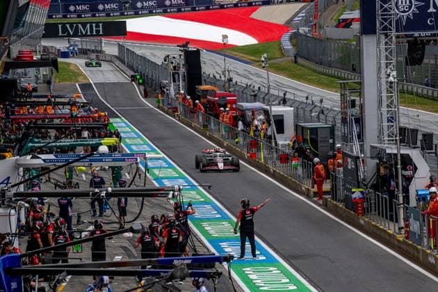 SPIELBERG, AUSTRIA: Oliver Bearman, racing for the Haas F1 team during the 2025 Formula 1 Austrian Grand Prix at the Red Bull Ring in Spielberg, Austria