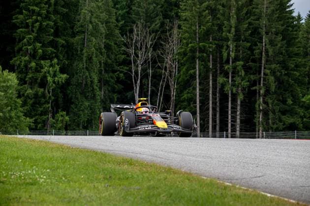 SPIELBERG, AUSTRIA: Yuki Tsunoda, racing for the Red Bull Racing team during the 2025 Formula 1 Austrian Grand Prix at the Red Bull Ring in Spielberg, Austria
