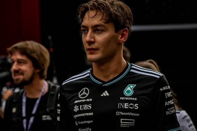 SPIELBERG, AUSTRIA: George Russell, racing for the Mercedes team during the 2025 Formula 1 Austrian Grand Prix at the Red Bull Ring in Spielberg, Austria