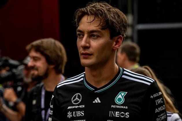 SPIELBERG, AUSTRIA: George Russell, racing for the Mercedes team during the 2025 Formula 1 Austrian Grand Prix at the Red Bull Ring in Spielberg, Austria