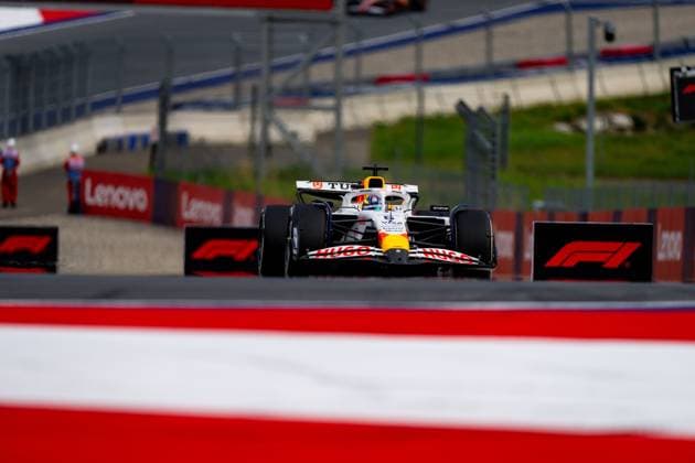 June 27, 2025, Spielberg, Austria: Visa Cash App Racing Bulls F1 Team s French Isack Hadjar driver competes during the free practice two of the Formula 1 Austrian Grand Prix. Spielberg Austria - ZUMAs197 20250627_aaa_s197_069 Copyright: xLucaxMartinix
