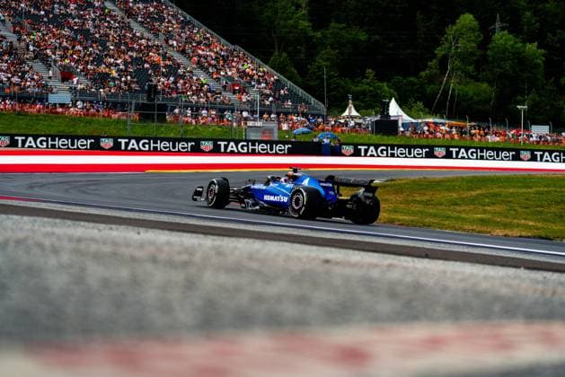 June 27, 2025, Spielberg, Austria: Atlassian Williams Racing F1 Team s Thailander driver Alex Albon competes during the free practice two of the Formula 1 Austrian Grand Prix. Spielberg Austria - ZUMAs197 20250627_aaa_s197_071 Copyright: xLucaxMartinix