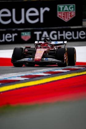 June 27, 2025, Spielberg, Austria: Scuderia Ferrari HP F1 Team s Monegasque driver Charles Leclerc competes during the free practice two of the Formula 1 Austrian Grand Prix. Spielberg Austria - ZUMAs197 20250627_aaa_s197_089 Copyright: xLucaxMartinix