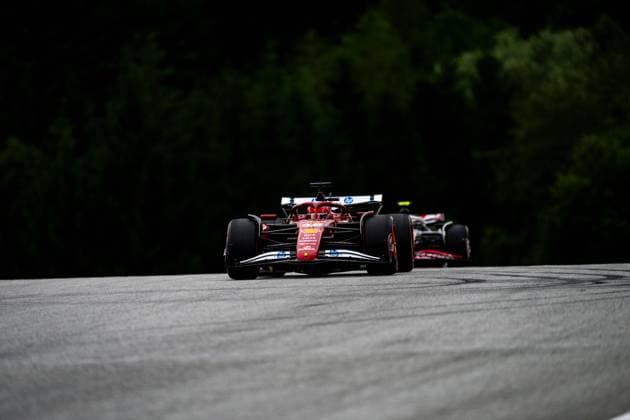 June 27, 2025, Spielberg, Austria: Scuderia Ferrari HP F1 Team s Monegasque driver Charles Leclerc competes during the free practice two of the Formula 1 Austrian Grand Prix. Spielberg Austria - ZUMAs197 20250627_aaa_s197_098 Copyright: xLucaxMartinix