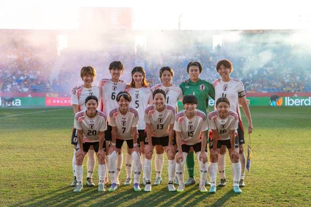 June 27, 2025, Madrid, Madrid, Spain: Players of JAPAN national team, Nationalteam pose for photo during the Ã¢â‚¬oeSPAIN - JAPANÃ¢â‚¬Â women s soccer friendly match on June 27, 2025, in Madrid, Spain. Madrid Spain - ZUMAc312 20250627_zsp_c312_162 Copyright: xOscarxManuelxSanchezx