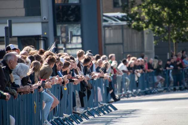 June 27, 2025, Aalborg, The North Jutland Region, Denmark: Spectators are seen during the Men s Elite Individual Time Trial at the Danish Championships. When DM Week returns to Aalborg from 23-29 June 2025, there will be more sports than ever before, new disciplines on the program and an entire city in motion. During an intense week, some of Denmark s most talented athletes will compete for DM gold in over 120 disciplines - from classics like cycling and swimming to high diving from the Limfjord Bridge, dance, speedway and 3x3 basketball. This will be the fourth time DM Week has been held, and the third time Aalborg has hosted it. Aalborg Denmark - ZUMAs197 20250627_aaa_s197_107 Copyright: xKristianxTuxenxLadegaardxBergx