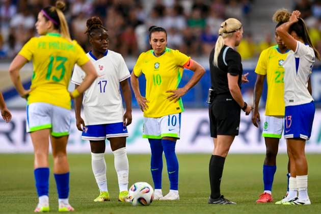 Grenoble, France June 27 Marta da Silva of Brazil during the Women s International Friendly match between France and Brazil at Stade des Alpes on June 27, 2025 in Grenoble, France Photo by Eurasia Sport Images Grenoble Stade des Alpes France Copyright: x x2025xEurasiaxSportxImagesx jp-en-EuSpIm-MA5_France_Brazil_27Jun2025_FR042