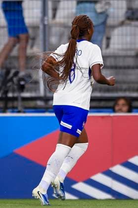 Grenoble, France June 27 Grace Geyoro of France celebrates her goal during the Women s International Friendly match between France and Brazil at Stade des Alpes on June 27, 2025 in Grenoble, France Photo by Eurasia Sport Images Grenoble Stade des Alpes France Copyright: x x2025xEurasiaxSportxImagesx jp-en-EuSpIm-MA5_France_Brazil_27Jun2025_FR130