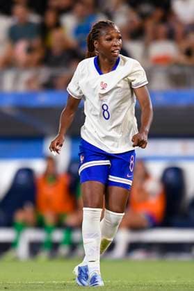 Grenoble, France June 27 Grace Geyoro of France in action during the Women s International Friendly match between France and Brazil at Stade des Alpes on June 27, 2025 in Grenoble, France Photo by Eurasia Sport Images Grenoble Stade des Alpes France Copyright: x x2025xEurasiaxSportxImagesx jp-en-EuSpIm-MA5_France_Brazil_27Jun2025_FR145