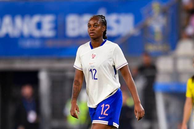 Grenoble, France June 27 Marie Antoinette Katoto of France walks in the field during the Women s International Friendly match between France and Brazil at Stade des Alpes on June 27, 2025 in Grenoble, France Photo by Eurasia Sport Images Grenoble Stade des Alpes France Copyright: x x2025xEurasiaxSportxImagesx jp-en-EuSpIm-MA5_France_Brazil_27Jun2025_FR159