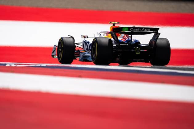 F1 2025: Austrian Grand Prix in Spielberg, Austria - 27 Jun 2025 Visa Cash App Racing Bulls F1 Team s Australian driver Liam Lawson is seen in action during free practice one of the Formula 1 Austrian Grand Prix 2025 at the Redbull Ring. Spielberg Austria Copyright: xLucaxMartinix xSOPAxImagesx LMC00216