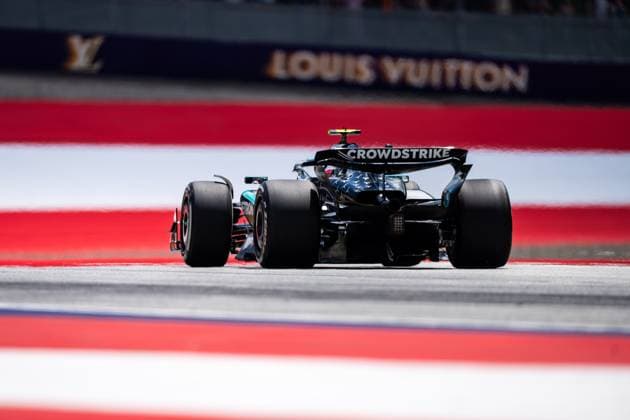 F1 2025: Austrian Grand Prix in Spielberg, Austria - 27 Jun 2025 Mercedes-AMG PETRONAS F1 Team s Italian driver Andrea Kimi Antonelli is seen in action during the free practice one of the Formula 1 Austrian Grand Prix 2025 at the Redbull Ring. Spielberg Austria Copyright: xLucaxMartinix xSOPAxImagesx LMC00304