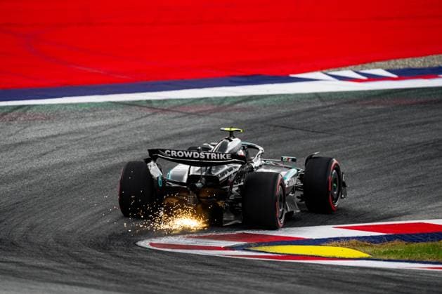 June 27, 2025, Spielberg, Austria: Mercedes-AMG PETRONAS F1 Team s Italian driver Andrea Kimi Antonelli is seen in action during the free practice one of the Formula 1 Austrian Grand Prix 2025 at the Redbull Ring. Spielberg Austria - ZUMAs197 20250627_aaa_s197_250 Copyright: xLucaxMartinix