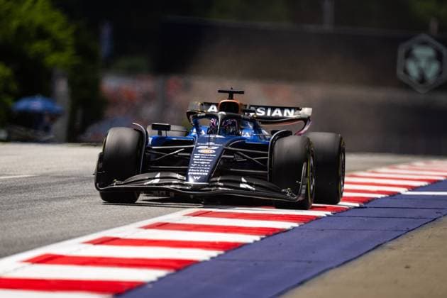 June 27, 2025, Spielberg, Austria: Atlassian Williams Racing F1 Team s Thai driver Alex Albon is seen in action during the free practice one of the Formula 1 Austrian Grand Prix 2025 at the Redbull Ring. Spielberg Austria - ZUMAs197 20250627_aaa_s197_256 Copyright: xLucaxMartinix
