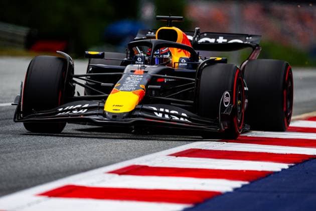 June 27, 2025, Spielberg, Austria: Oracle Red Bull Racing 1 Team s Dutch driver Max Verstappen is seen in action during free practice one of the Formula 1 Austrian Grand Prix 2025 at the Redbull Ring. Spielberg Austria - ZUMAs197 20250627_aaa_s197_249 Copyright: xLucaxMartinix