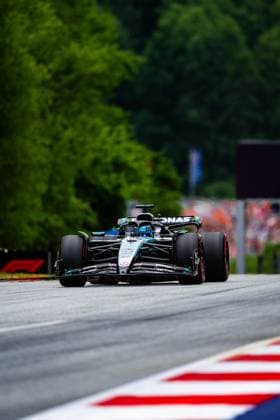 June 27, 2025, Spielberg, Austria: Mercedes-AMG PETRONAS F1 Team s British driver George Russel is seen in action during the free practice one of the Formula 1 Austrian Grand Prix 2025 at the Redbull Ring. Spielberg Austria - ZUMAs197 20250627_aaa_s197_247 Copyright: xLucaxMartinix