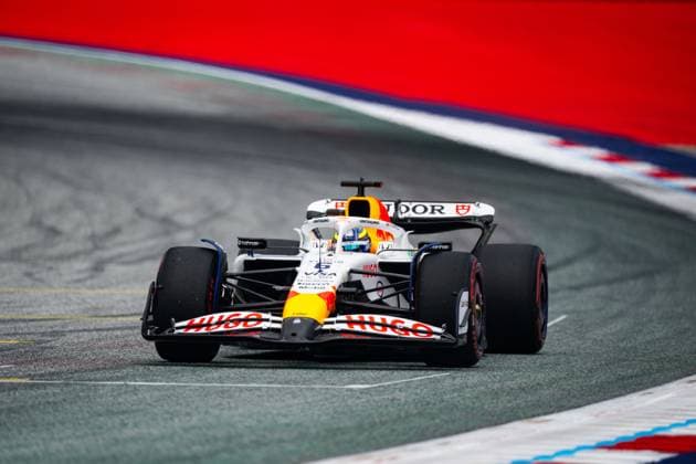 June 27, 2025, Spielberg, Austria: Visa Cash App Racing Bulls F1 Team s french driver Isack Hadjar is seen in action during free practice one of the Formula 1 Austrian Grand Prix 2025 at the Redbull Ring. Spielberg Austria - ZUMAs197 20250627_aaa_s197_251 Copyright: xLucaxMartinix